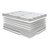 12-inch Queen Mattress Highly Breathable Quilted Cover Hybrid Mattress, White, Plush Foam Mattress in a Box, Luxury Comfort Mattress