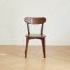 Dining chair wooden FAS grade oak natural wood made in North America 100% dirt-free wood chair solid chair table chair wooden living room chair simple