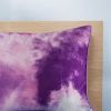 Watercolor Tie Dye Printed Comforter Set with Throw Pillow