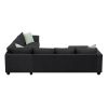 [VIDEO provided] 112*87" Sectional Sofa Couches Living Room Sets, 7 Seats Modular Sectional Sofa with Ottoman, L Shape Fabric Sofa Corner Couch Set wi