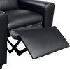 Marisa 22" Black PU Leather Kids Recliner Chair with Cupholder