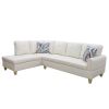 White Faux Leather Living Room Sofa Set A