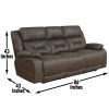 Aria - Power Recliner Sofa - Brown