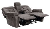 Bogata - Console Loveseat - Dark Gray