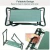 Foldable Garden Kneeling Chair with Kneeling Soft Cushion Tool Bag Portable