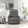 21"seat width,large size Electric Power Lift Recliner Chair Sofa for Elderly, 8 point vibration Massage and lumber heat, Remote Control, Side Pockets