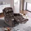 Recliner Chair for Living Room with Rocking Function and Side Pocket